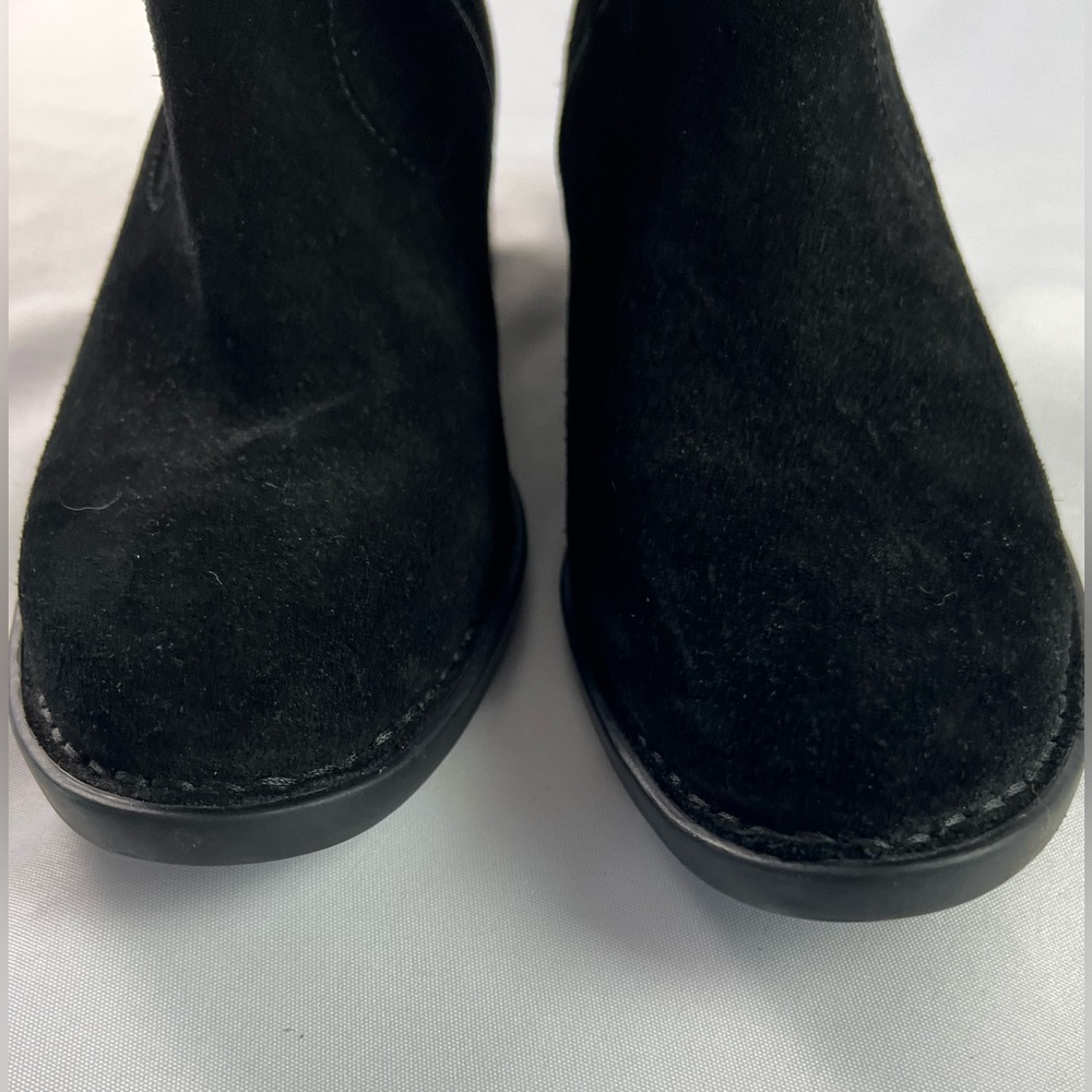 Born Cotto Lace Up Black Suede Fall Winter Boots - Picture 4 of 11